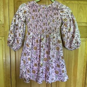 Janie and Jack Pink Floral Kids Dress
